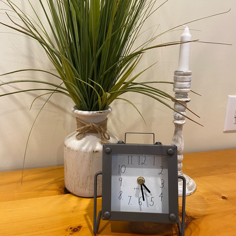 Rae Dunn Desk, Shelf, Counter Clock NEW Home